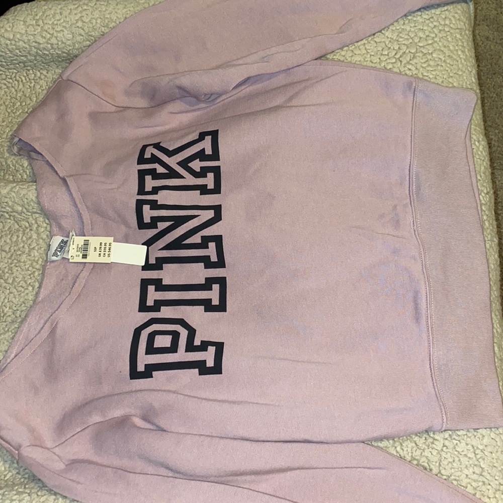 Pink off the shoulder sweater size small